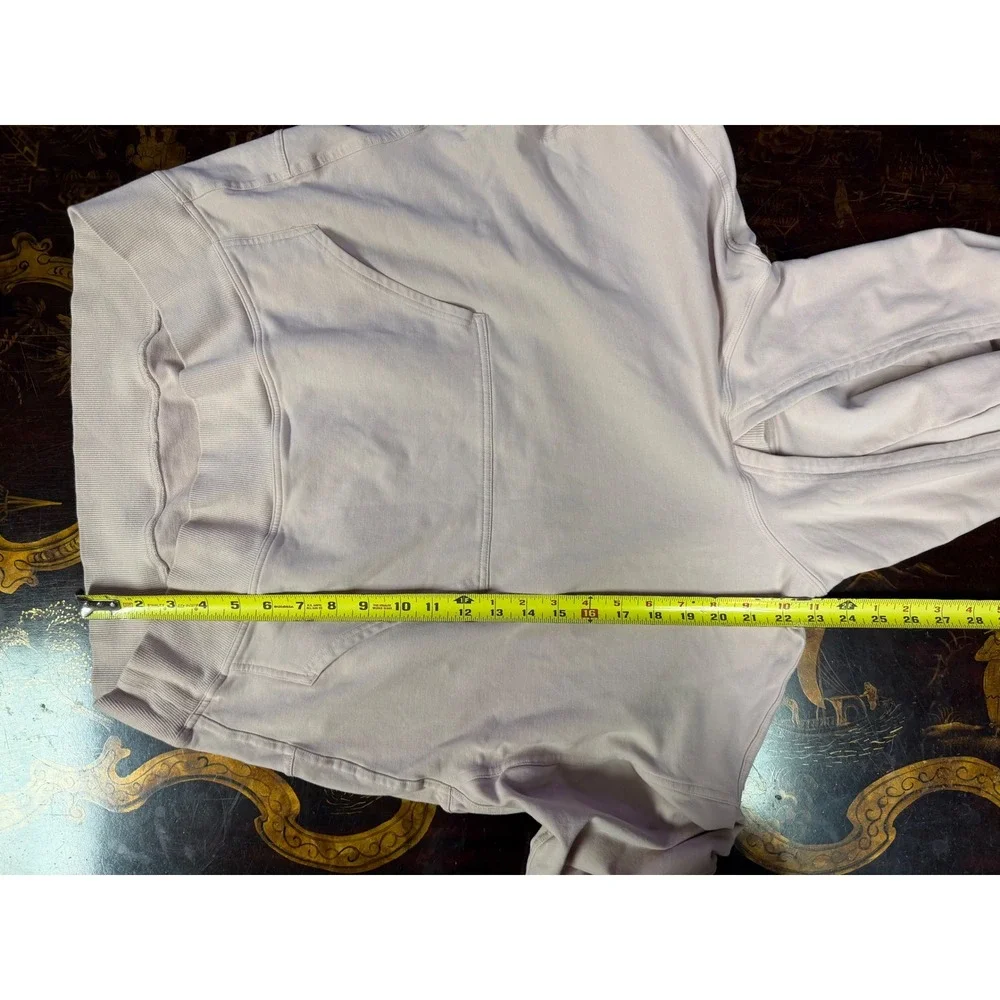 Lululemon Womens LA Back in Action Hoodie Pink Pullover Sweatshirt Lounge Cozy 6